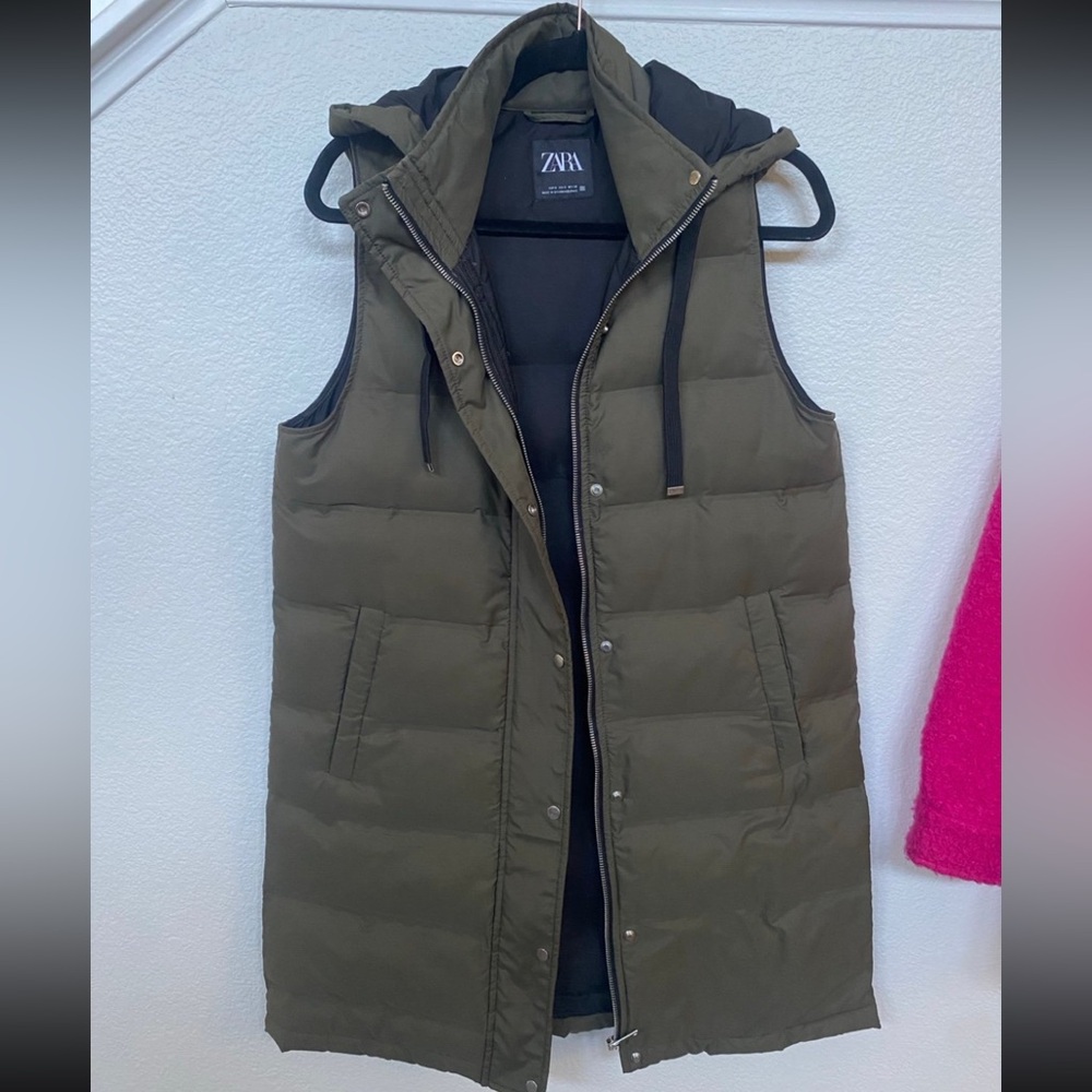 Zara puffer vest.